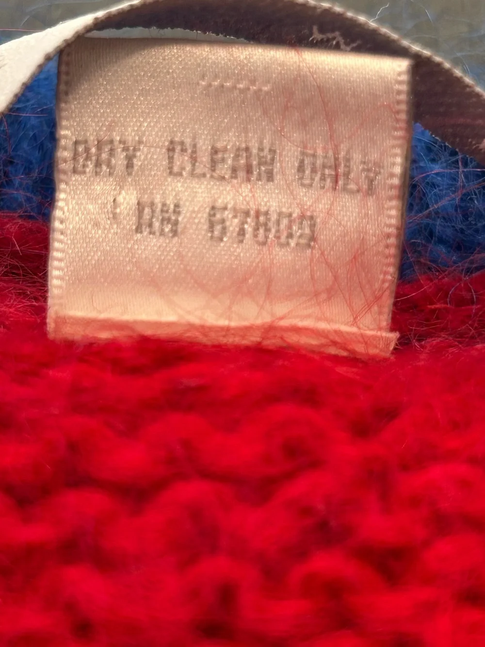 Vtg 80 90 The Limited Mohair primary color colorblock Geometric Swirl sweater S